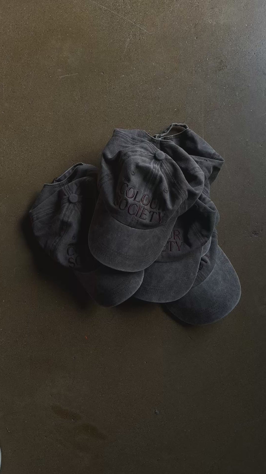 COLOUR SOCIETY CAP GREY