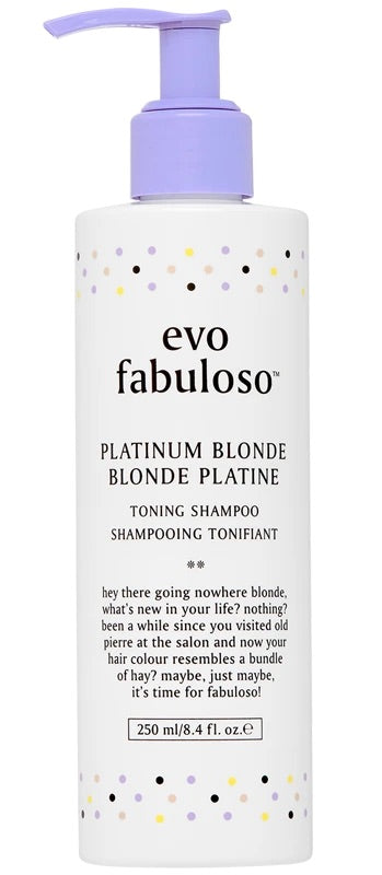 Evo Platinum Blonde Toning Shampoo