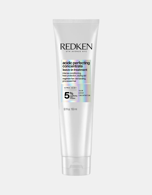 Acidic perfecting concentrate leave in